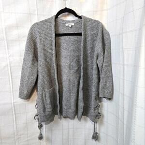 Madewell Cozy Gray Knit Cardigan